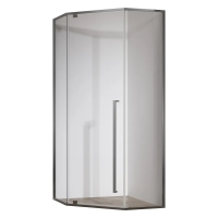 Душова кабіна SR-SC-06-TR-07/90x90x200/без піддону/прозоре скло/Easy Clean/8мм/GRAPHITE (KR5366)